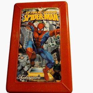 Marvel Spider Man Spider Sense Shakespeare Tackle Box Bin 2009 4 Inch Toy Holder